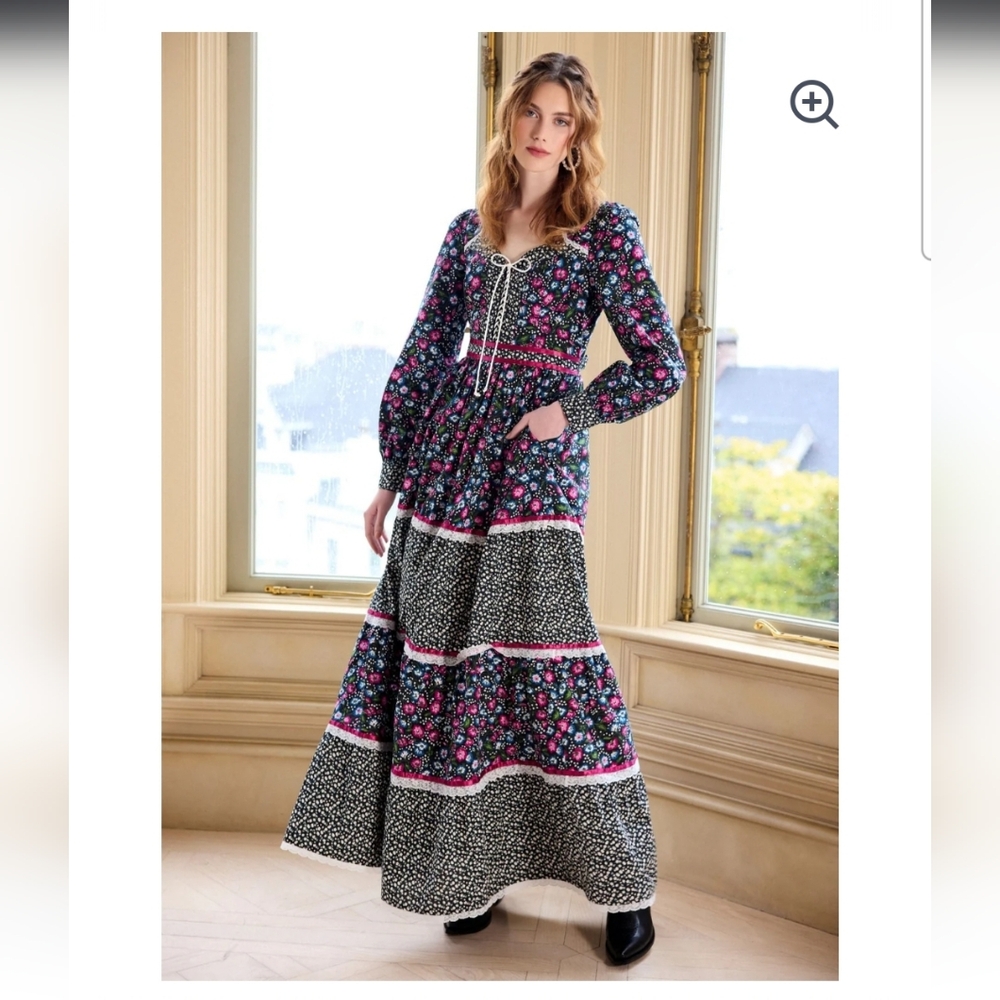 Gunne Sax X Modcloth Katie Maxi Dress